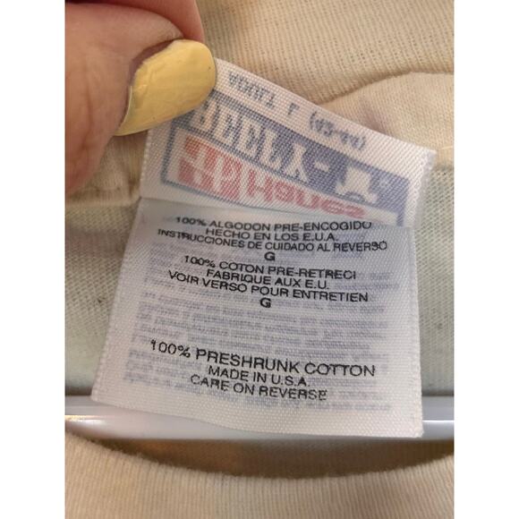 Vintage Hanes Beefy Patriotic Print Patchwork Reversible Shirt Vest Set L/M cat - Picture 3 of 16